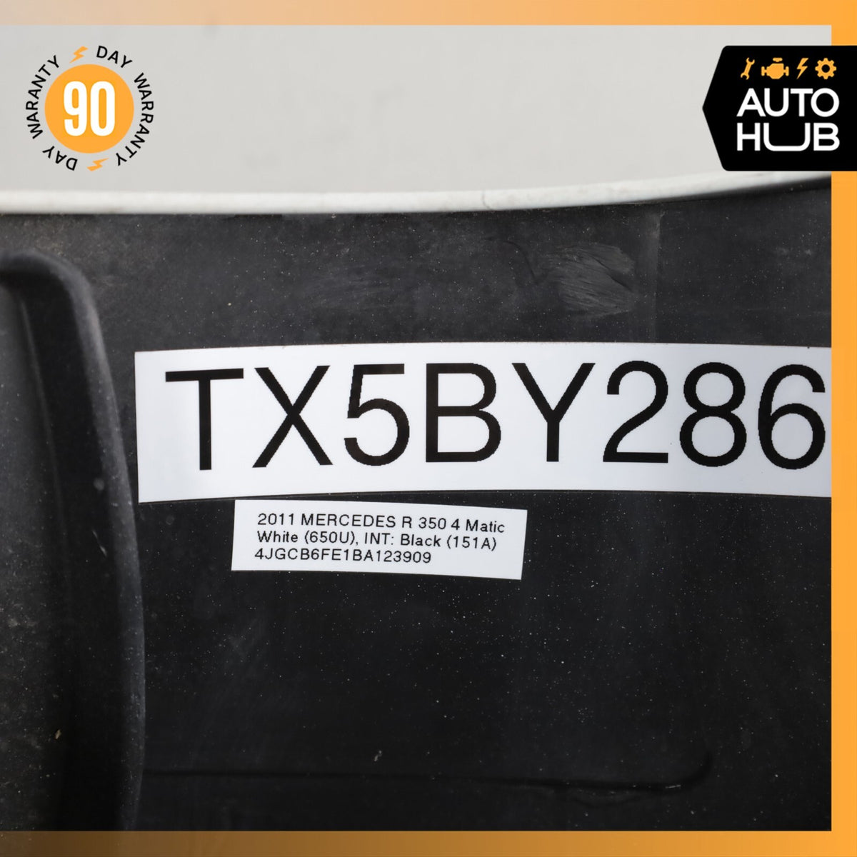 11-13 Mercedes W251 R350 Base Rear Bumper Cover Assembly w/ Tips OEM - photo 18