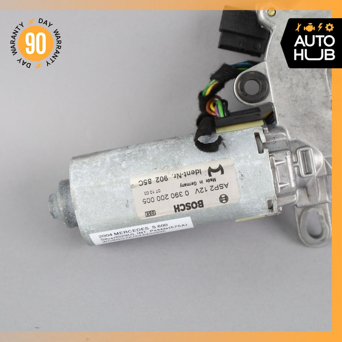 00-06 Mercedes W220 S600 CL500 S55 AMG Sunroof Sun Roof Motor 2208203842 OEM - photo 6