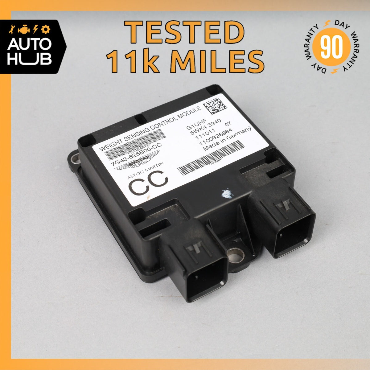 10-19 Aston Martin Rapide DB9 Right Seat Weight Sensor Control Module OEM - photo 1