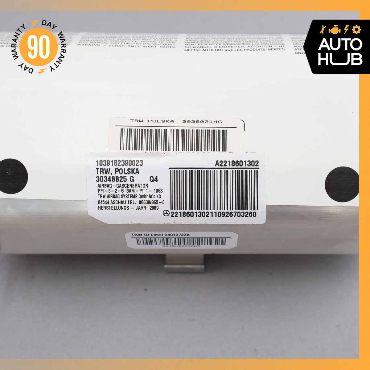 07-14 Mercedes W221 S550 CL550 Dashboard Right Passenger Side Airbag Air Bag OEM - photo 12