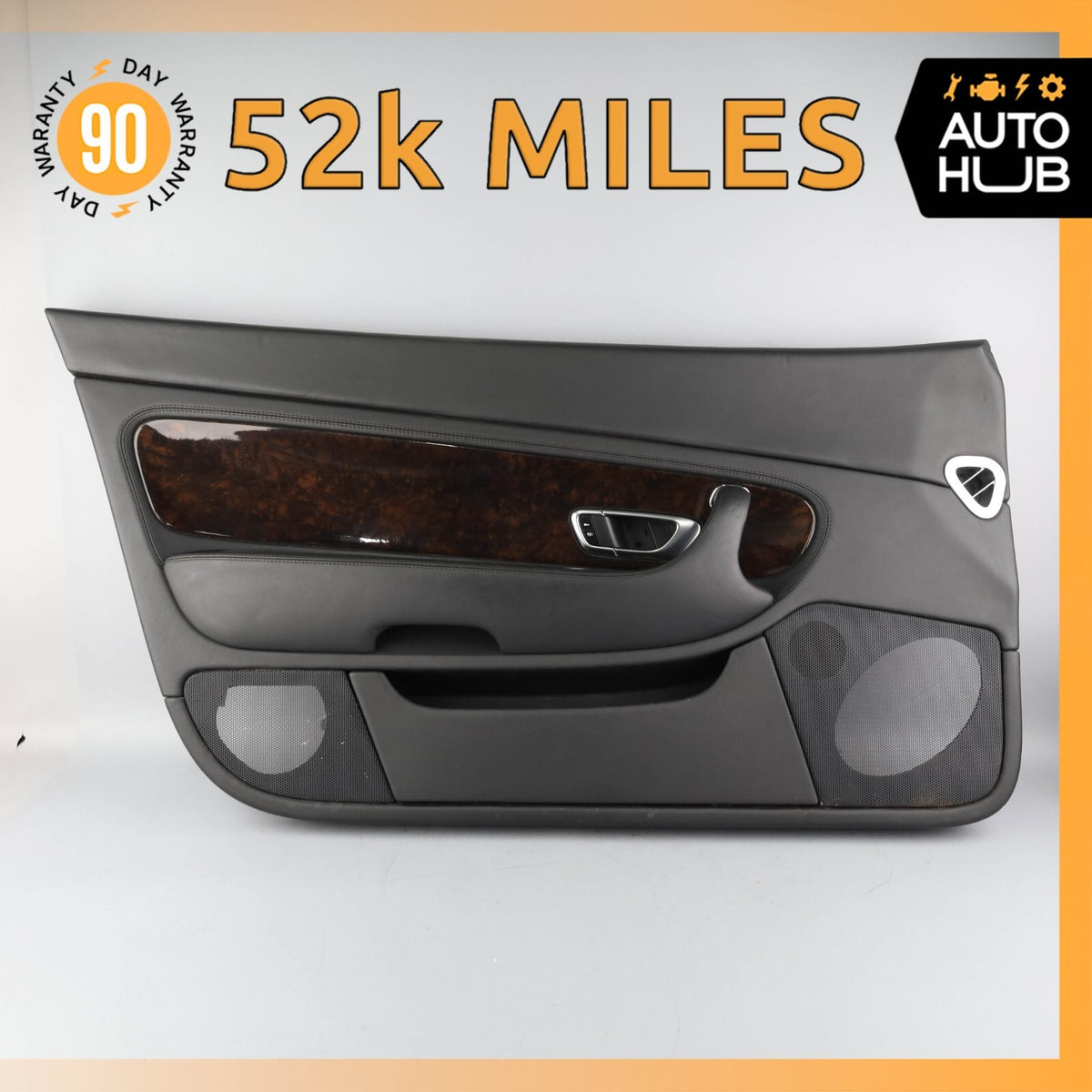 07-11 Bentley Continental GTC Convertible Left Side Interior Door Panel OEM 52k - photo 1