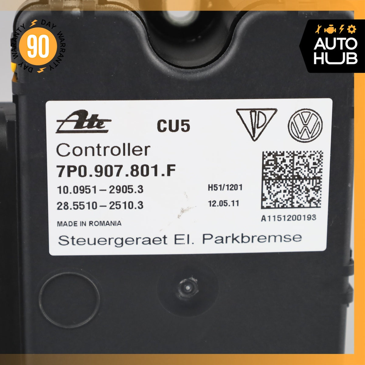11-18 Porsche Cayenne 958 Electronic Parking Brake Control Module 7P0907801F OEM - photo 10
