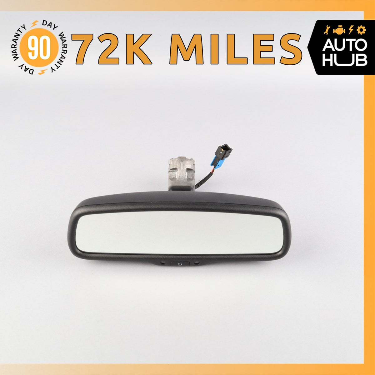 17-23 Alfa Romeo 949 Stelvio Interior Rear View Mirror Black OEM 72k - photo 1
