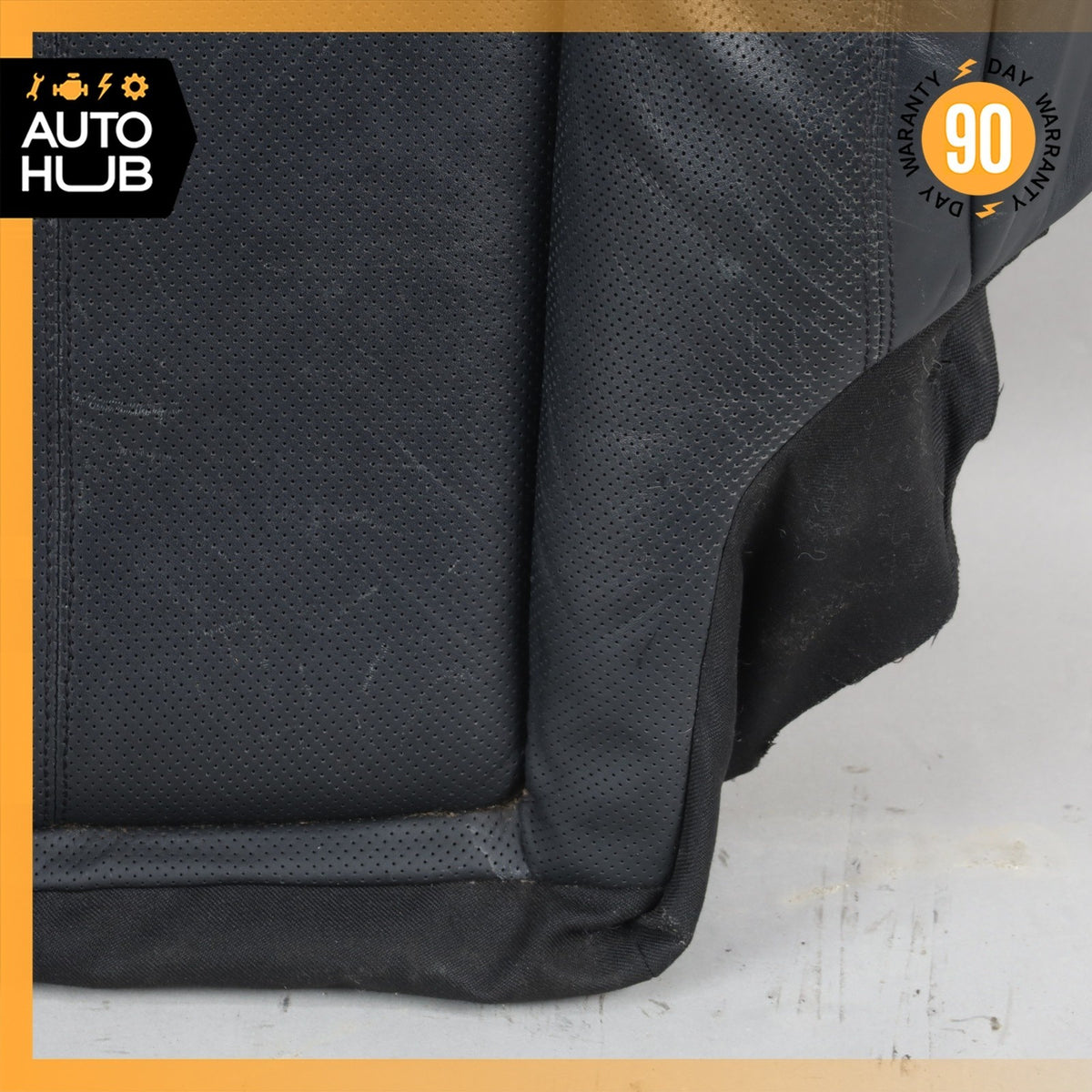 07-09 Mercedes W221 S600 Front Right Side Lower Seat Cushion Exclusive Black OEM - photo 4