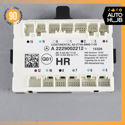 14-17 Mercedes W222 S550 S600 S63 Rear Right Side Door Control Module OEM - photo 1