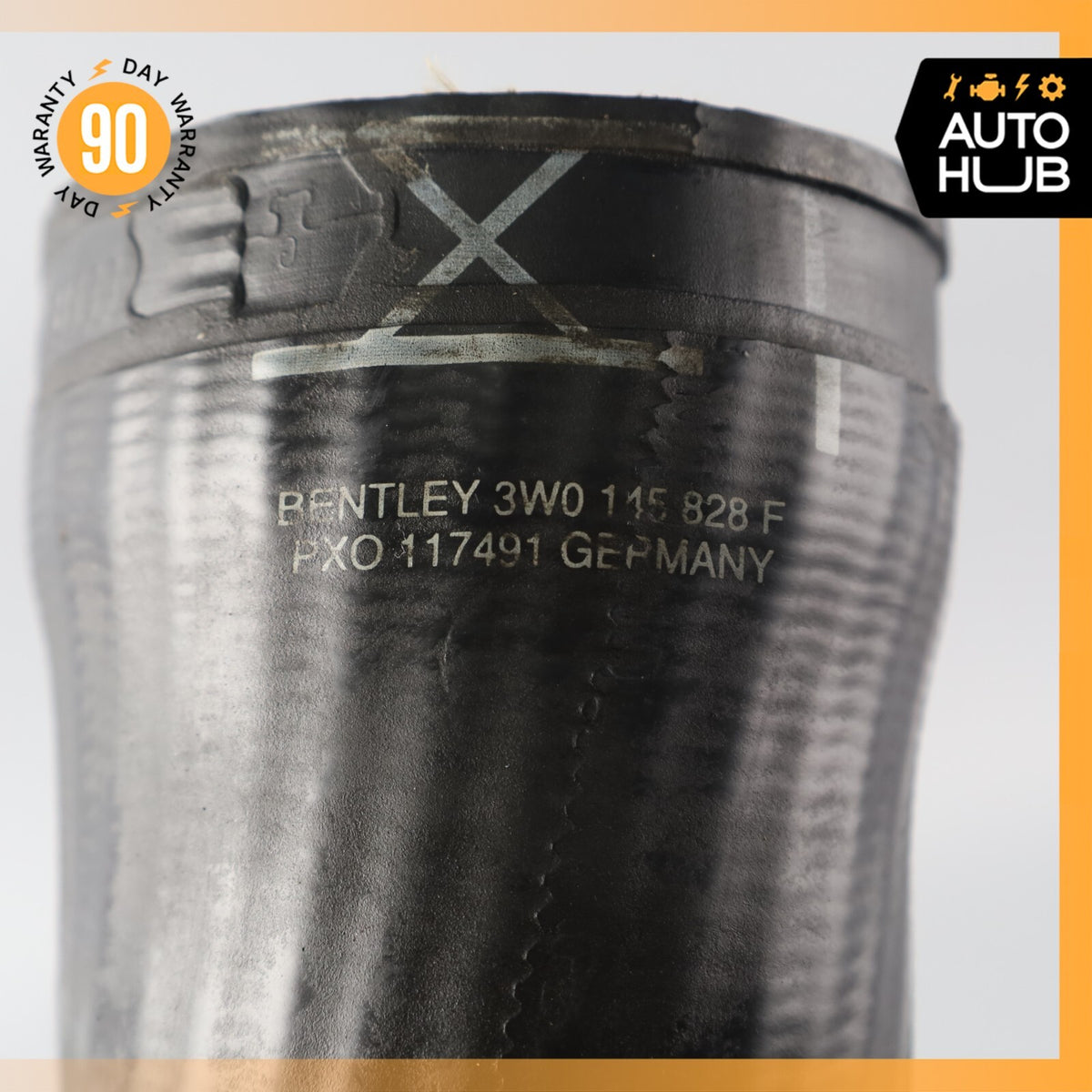 03-12 Bentley Continental GTC 6.0L W12 Left Side Intercooler Hose Pipe OEM 62k - photo 10