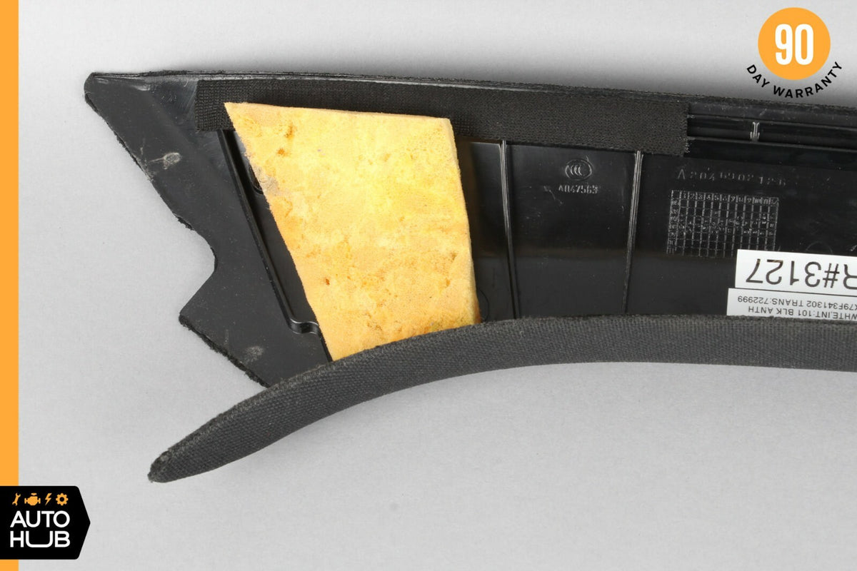 08-14 Mercedes W204 C250 C300 Front Left Interior Trim Panel A Pillar Black OEM - photo 7