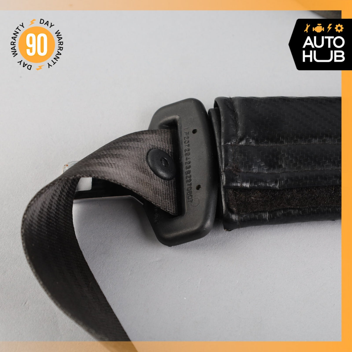 08-19 Maserati GranTurismo M145 Front Right Side Seat Belt Black OEM - photo 19