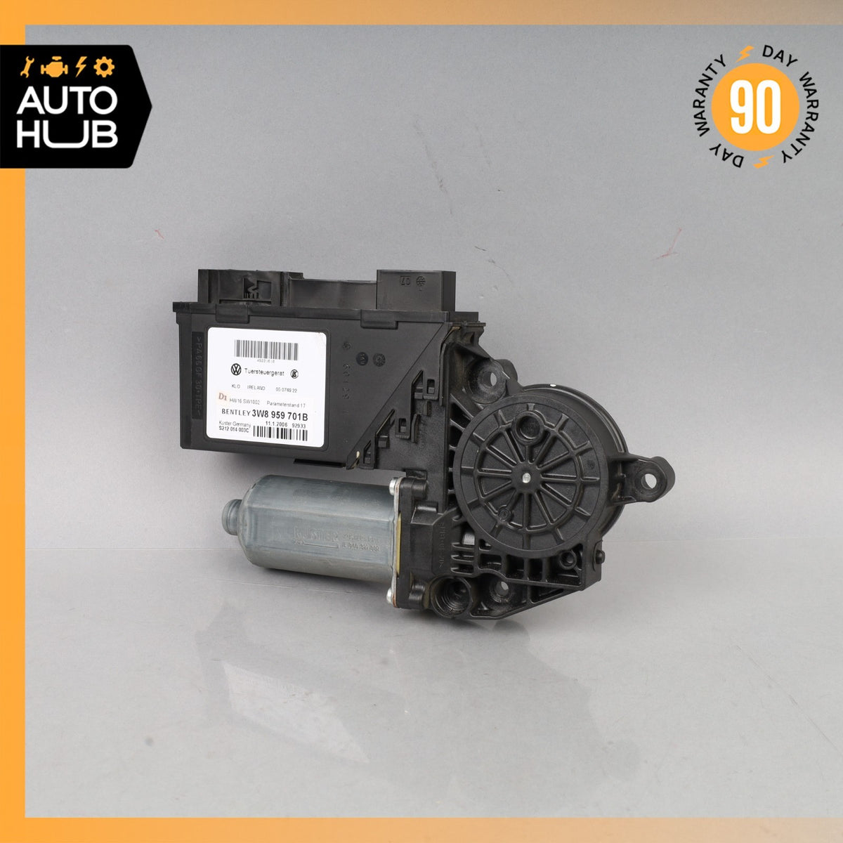 06-07 Bentley Continental GT Coupe Front Left Door Window Regulator Motor OEM - photo 2