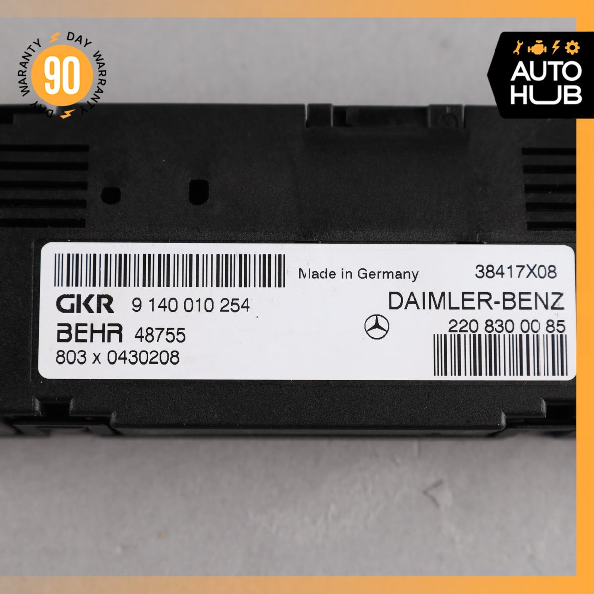 00-06 Mercedes W220 S600 CL600 S500 S55 AMG A/C Climate Control Module Unit OEM - photo 10