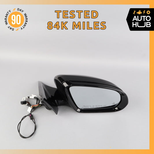 Mercedes W213 E300 E400 Right Rear View Door Mirror w/ Blind Spot 2138107601 OEM - photo 1