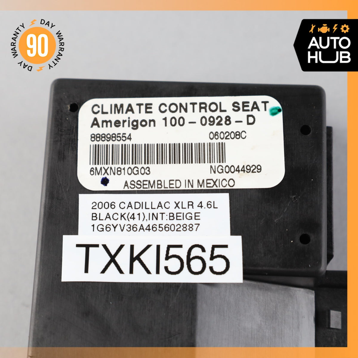 04-09 Cadillac XLR Front Left Driver Side Seat Control Module 88898554 OEM - photo 8