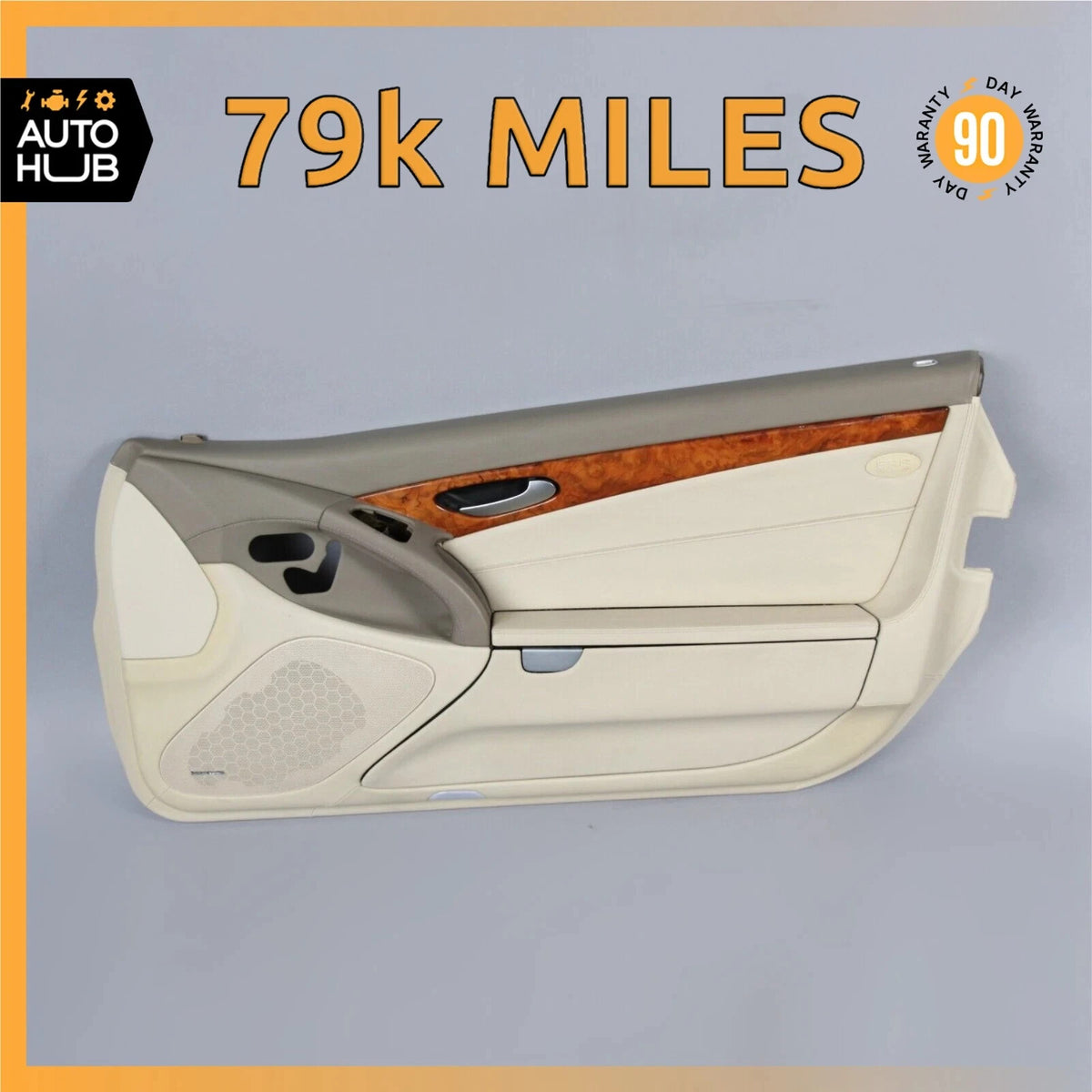 09-12 Mercedes R230 SL550 Interior Door Panel Right Passenger Side Beige OEM 79k - photo 1