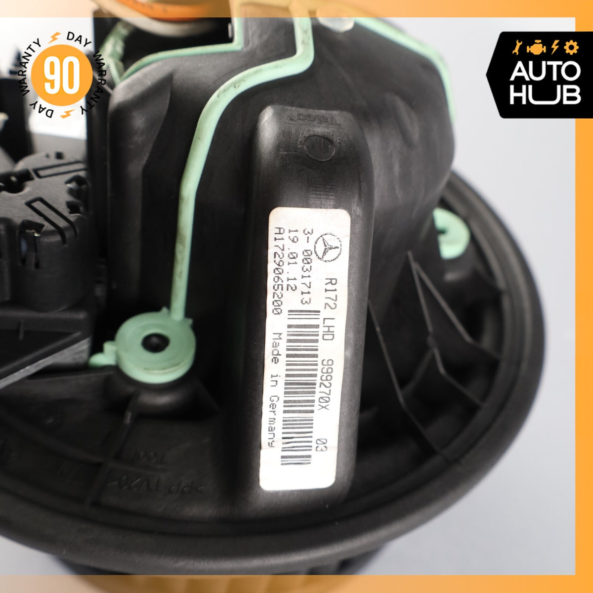 Mercedes R172 SLK350 SLK250 A/C AC Air Heater Blower Motor OEM w/ Resistor 30k - photo 7