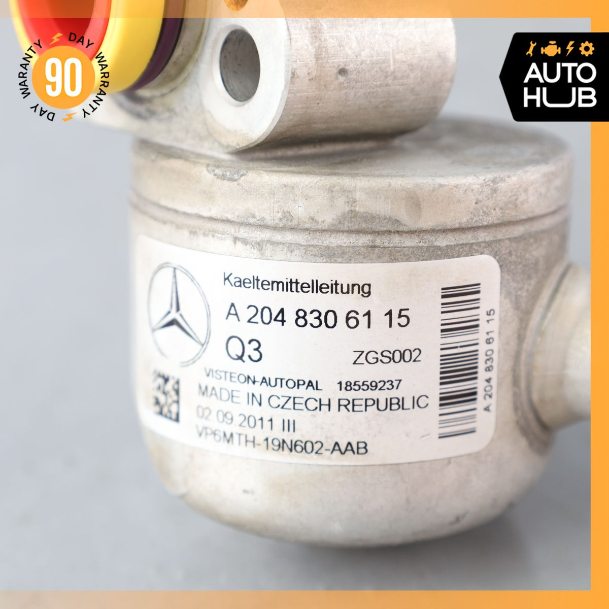 Mercedes W204 C250 E250 M271 AC A/C Air Conditioning Line Pipe Hose OEM - photo 9