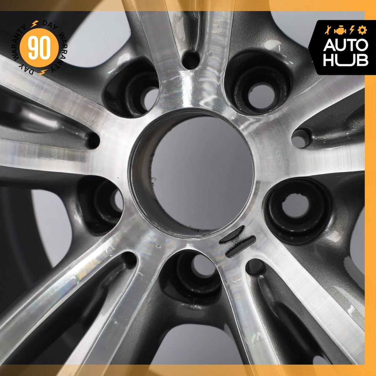 BMW F30 335i 340i 430i 8 x 19 19" Style 442 Front Wheel Rim Polished Gray OEM - photo 7
