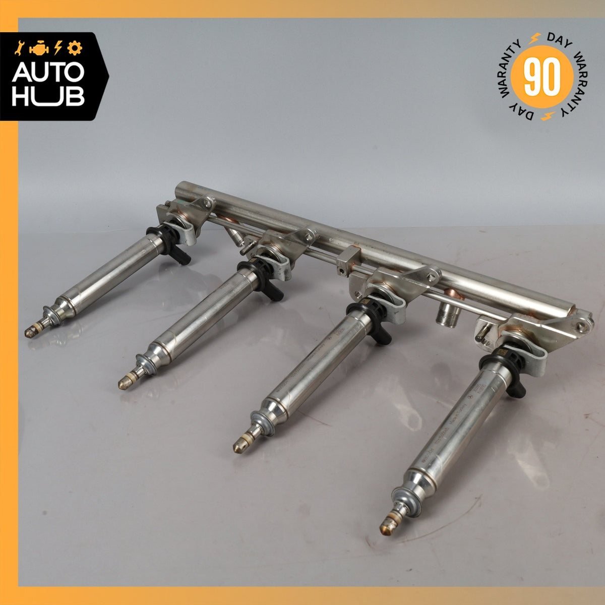Mercedes W222 S550 CL550 Fuel Injection Rail Line w/ Injectors Left Side OEM - photo 2