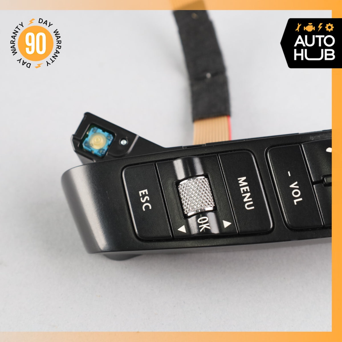 03-12 Bentley Continental GTC Right Steering Wheel Control Switch Button OEM 62k - photo 4