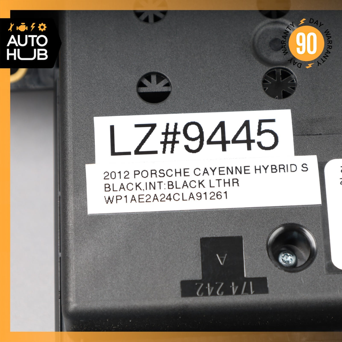 11-14 Porsche Cayenne 958 Hybrid S Rear Seat Heat Lock Switch Control Panel OEM - photo 15