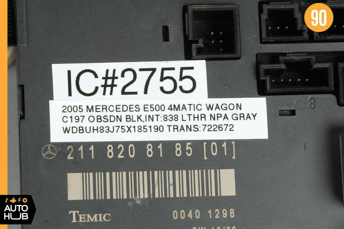 03-09 Mercedes W211 E500 E320 Front Left Side Door Control Module 2118208185 OEM - photo 7