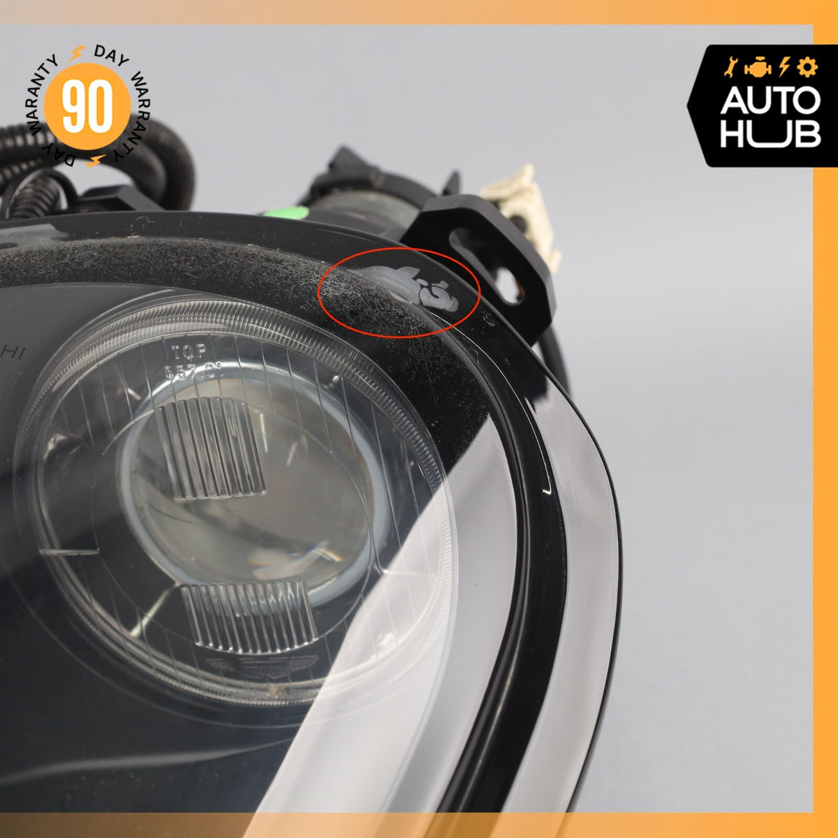 00-04 Aston Martin DB7 Vantage Left Side Headlight Lamp 37111951AB OEM 23k - photo 5
