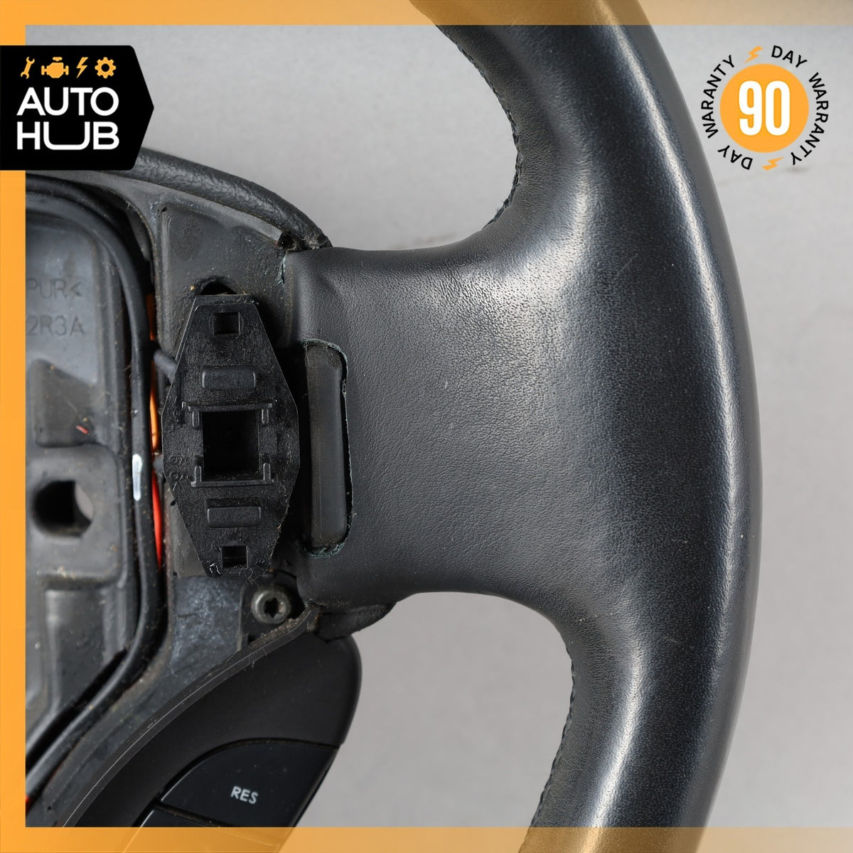 05-07 Aston Martin DB9 Steering Wheel Black 4G433600AB OEM 34k - photo 6