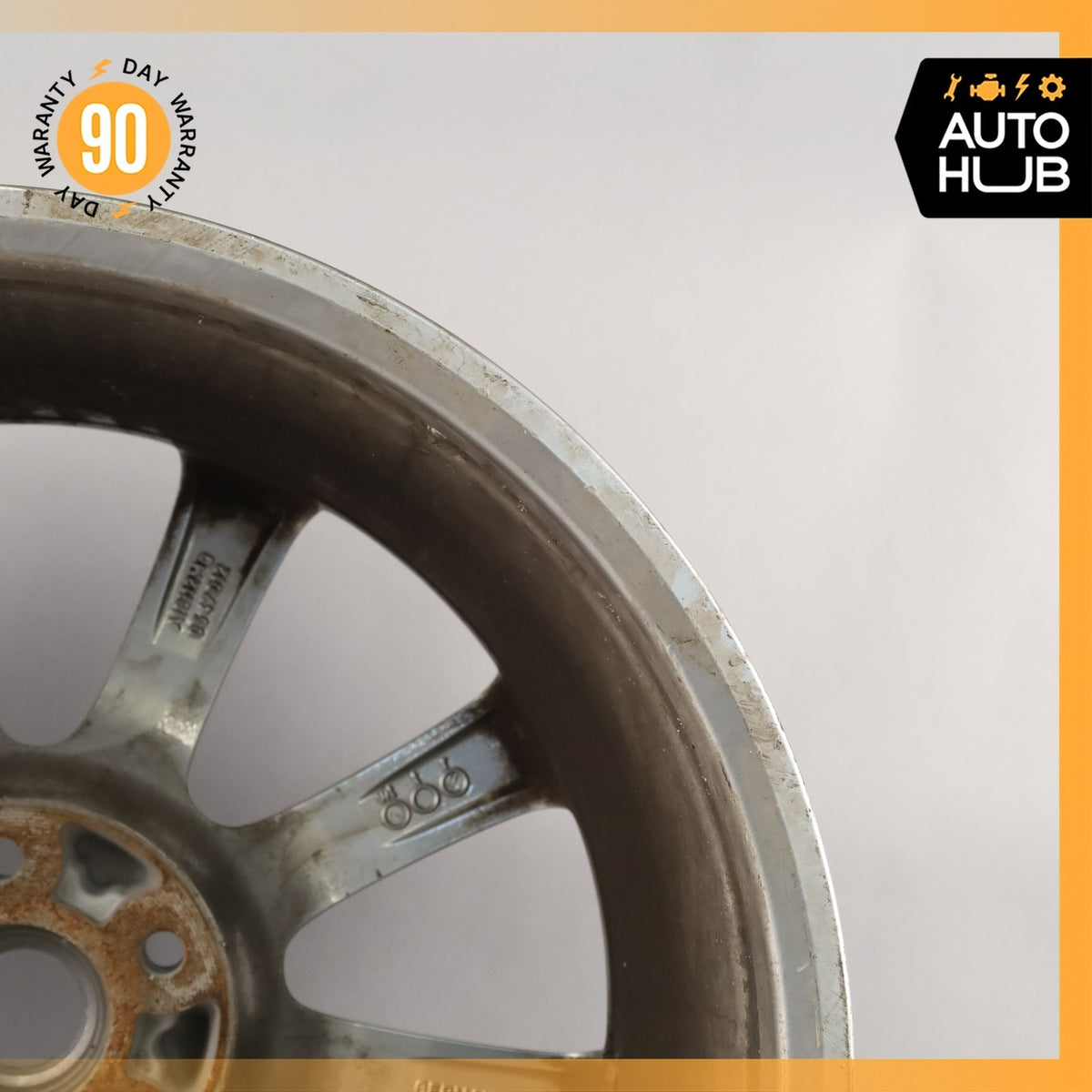 Maserati Quattroporte M139 8.5 x 19 19" Front Wheel Rim Silver 193840 OEM - photo 9