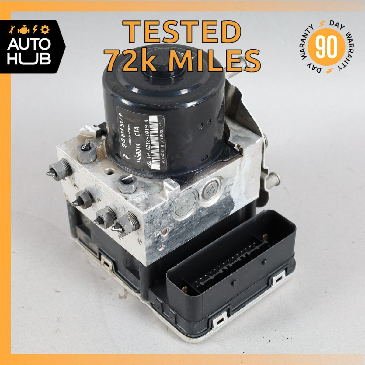 15-16 Porsche Macan 95B ABS Hydraulic Pump Control Module 95B614517F OEM 72k - photo 1