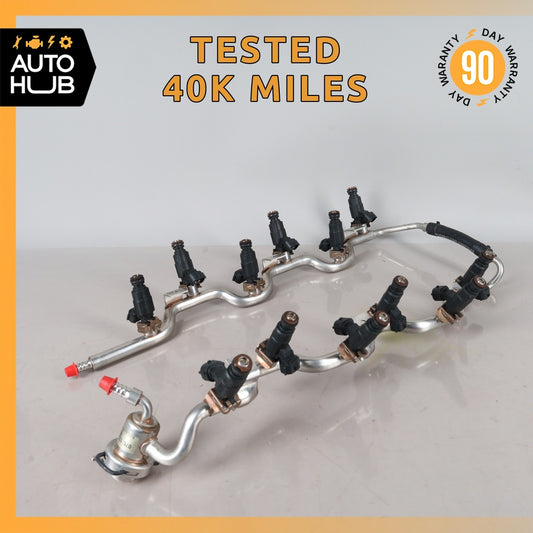 03-13 Bentley Continental GTC GT Flying Spur 6.0L W12 Fuel Injector Rail OEM 40k - photo 1