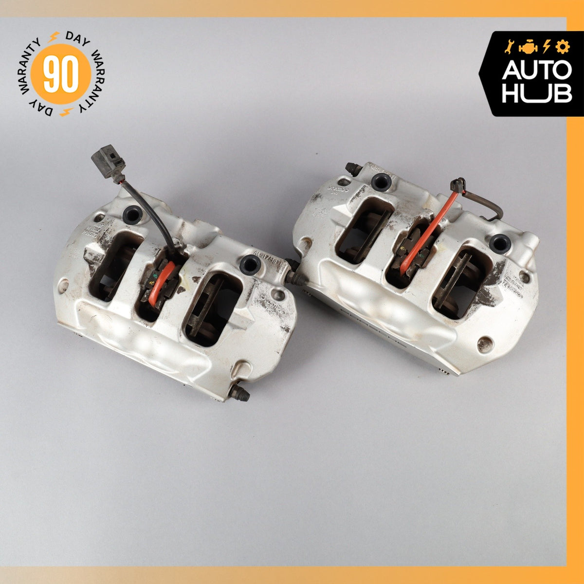 11-18 Porsche Cayenne 958 / Touareg Rear Brake Calipers Set 7P0615424 OEM - photo 3