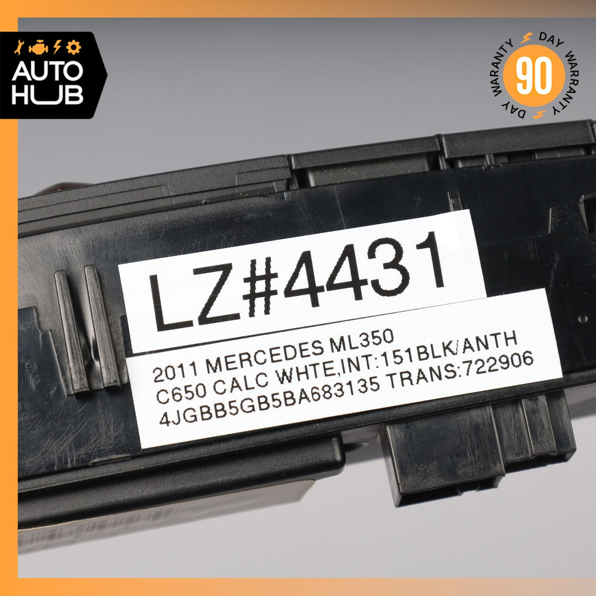 06-12 Mercedes W164 ML350 Hazard Control Switch Panel 1648701858 OEM - photo 14