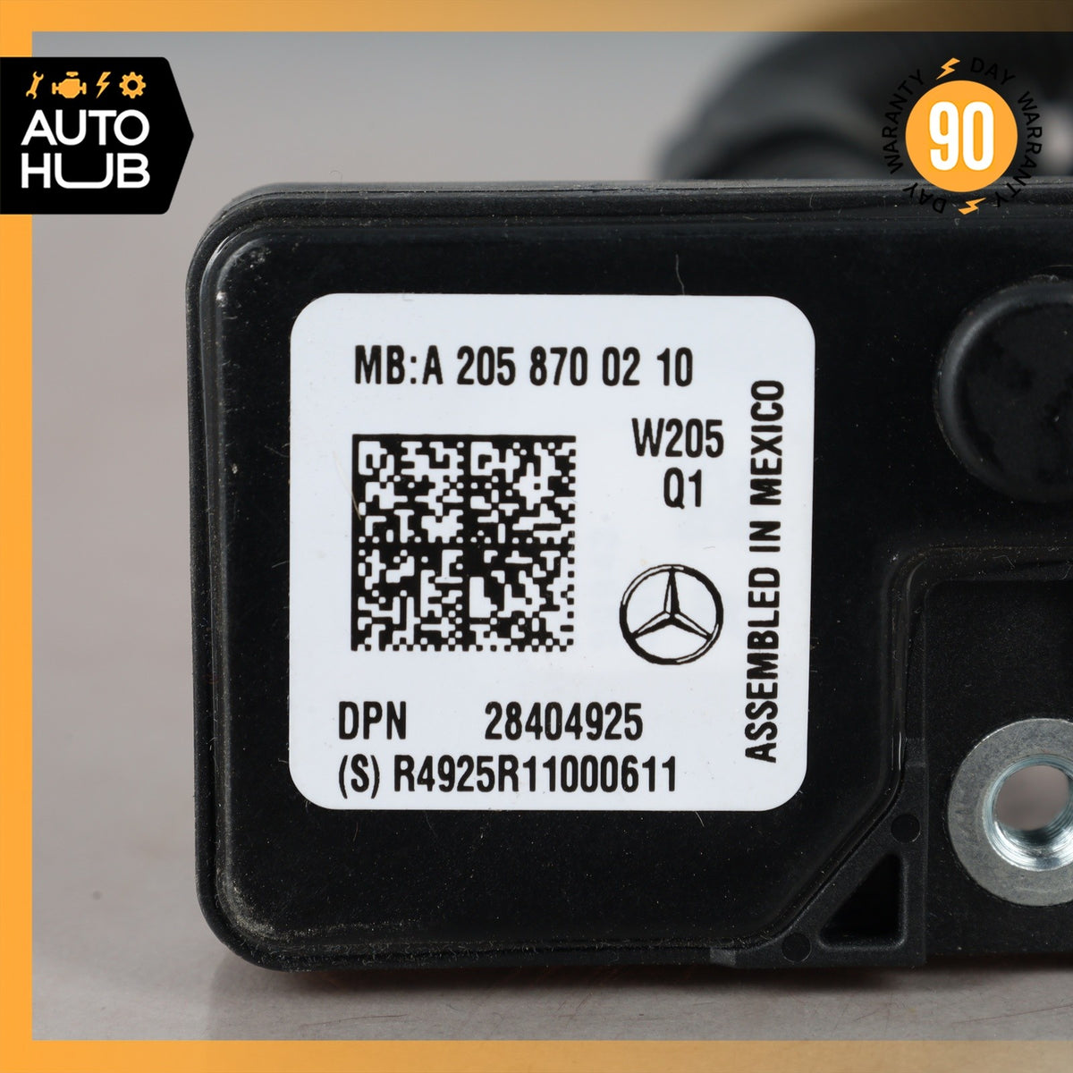 15-18 Mercedes W205 C300 Seat Occupancy Sensor SRS Mat OEM - photo 5