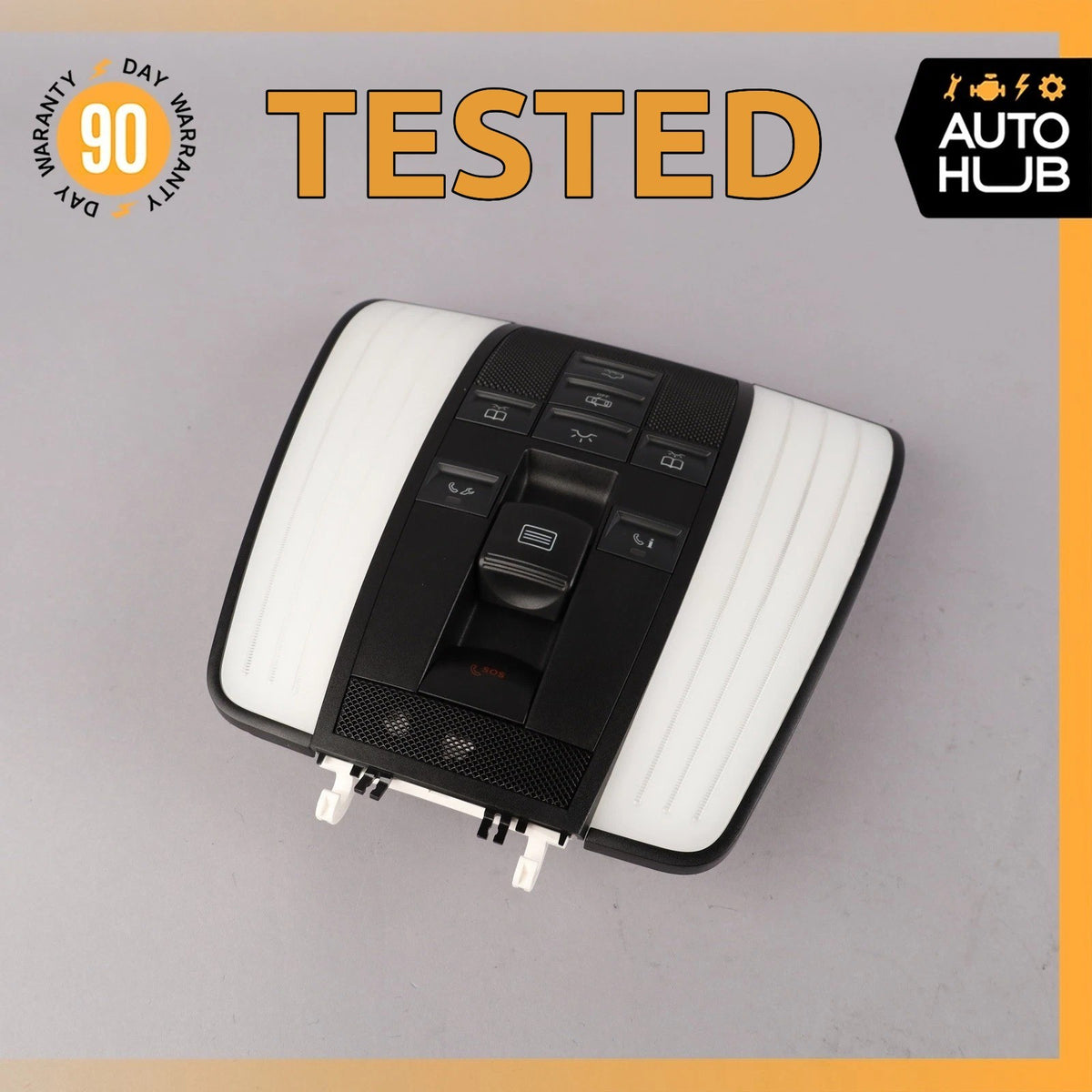 10-18 Mercedes W218 CLS550 E400 E550 Overhead Dome Light Lamp Black OEM - photo 1