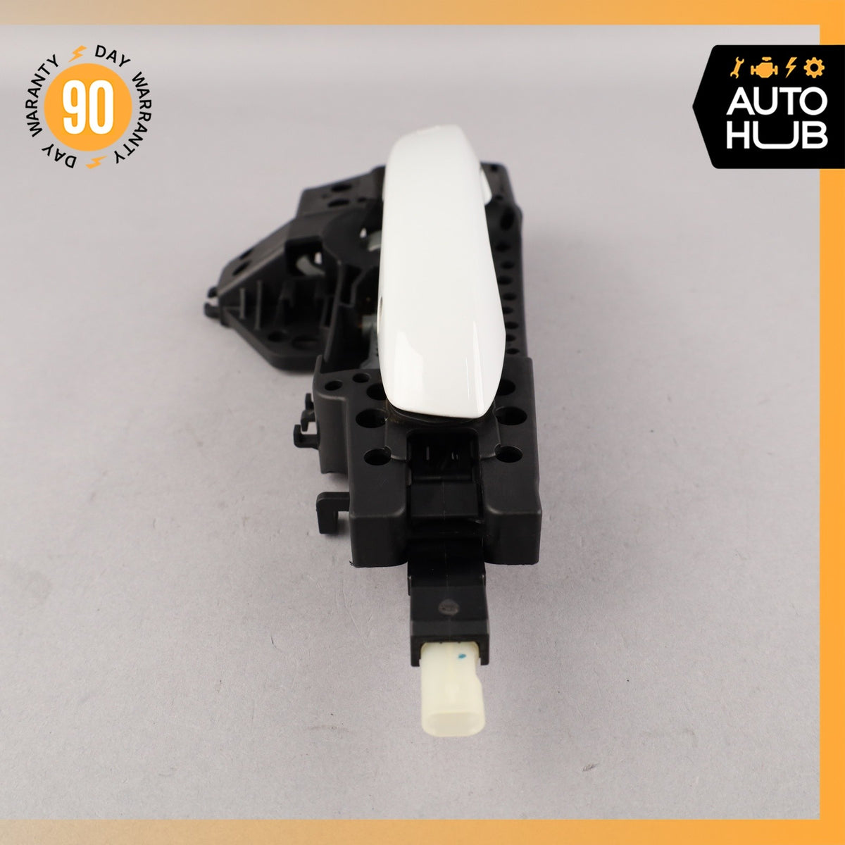 17-19 Audi 4M Q7 Right Passenger Side Exterior Door Handle White OEM 87k - photo 12