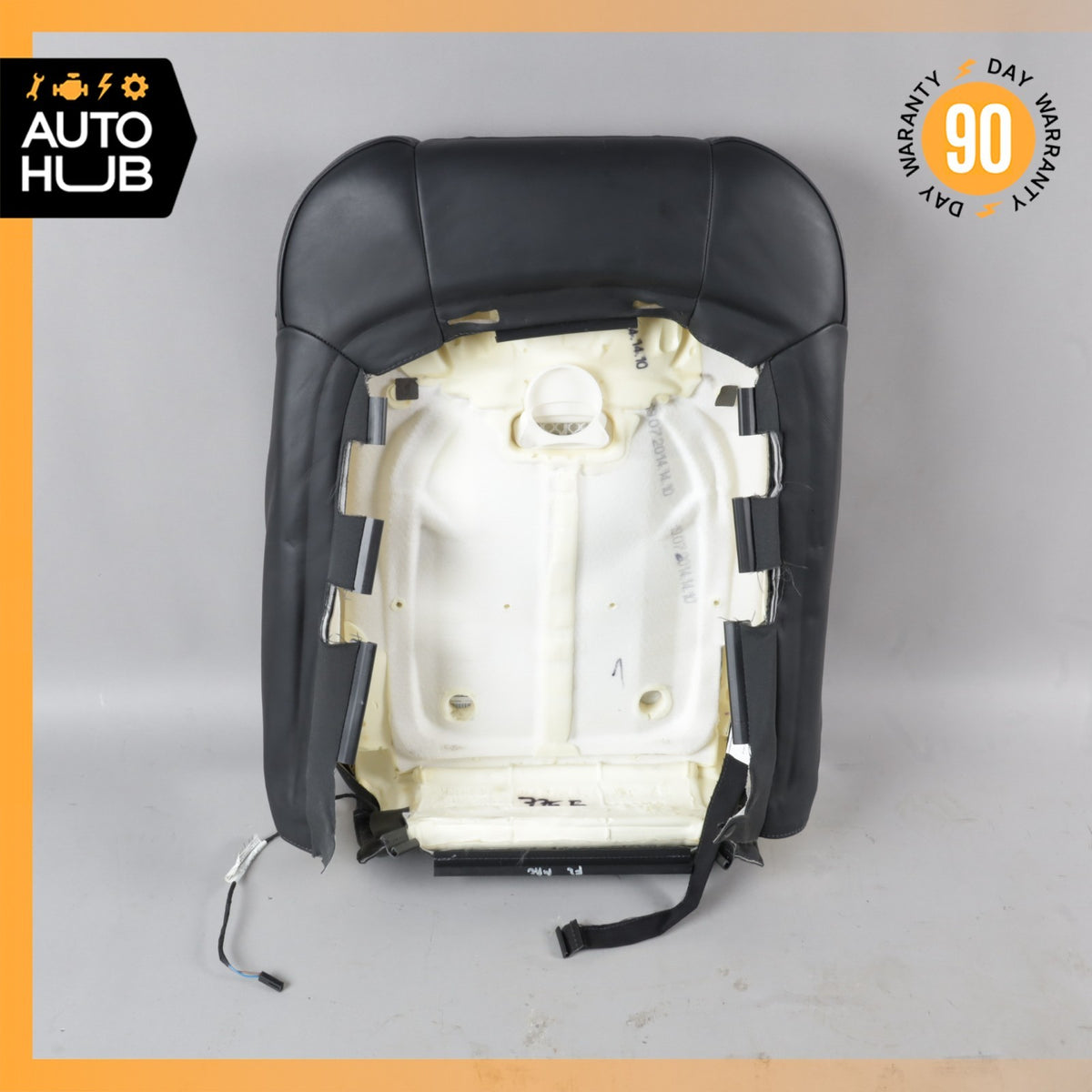 15-18 Porsche Macan S 95B Front Left Side Seat Upper Cushion Leather Black OEM - photo 14