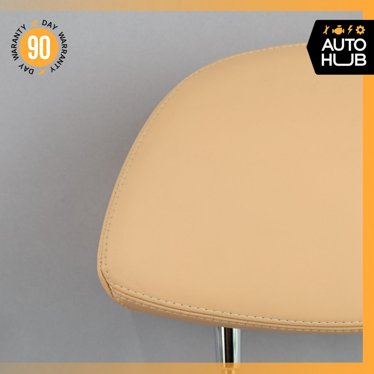 Bentley Arnage Front Left or Right Seat Headrest Head Rest Beige OEM 30k - photo 3