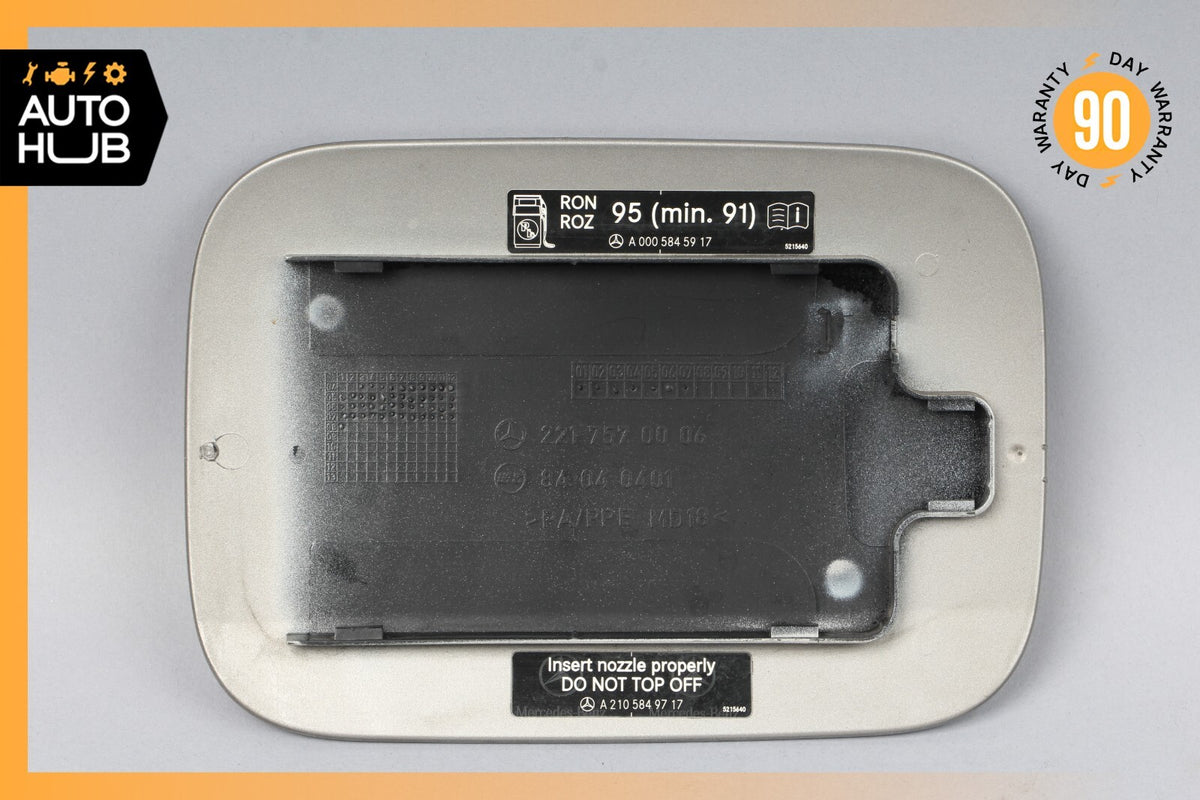 07-13 Mercedes W221 S550 S400 S63 AMG Fuel Door Lid Gas Tank Cover OEM - photo 6
