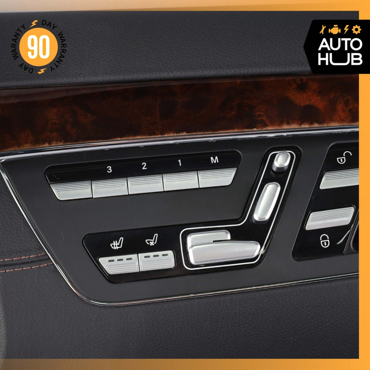 10-13 Mercedes W221 S63 S550 Front Right Side Interior Door Panel Black OEM 36k - photo 7