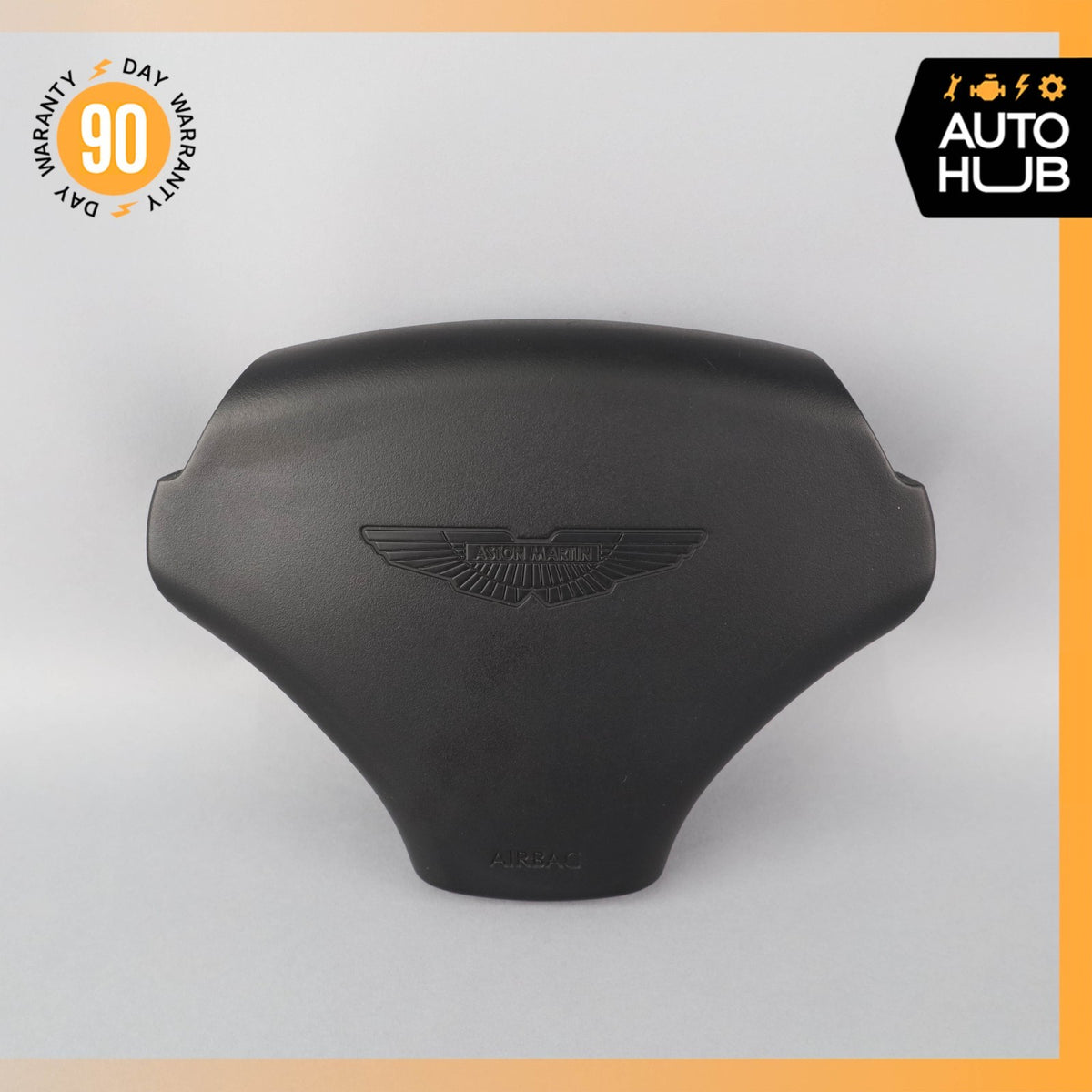 00-04 Aston Martin DB7 Vantage Driver Steering Wheel Airbag Black OEM 35k - photo 2