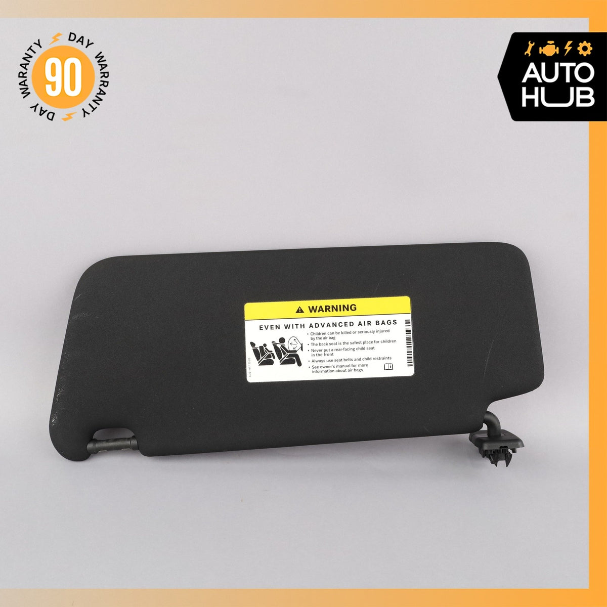 Mercedes W207 E400 C250 Right Side Sun Visor Shade Sunvisor Black OEM - photo 2