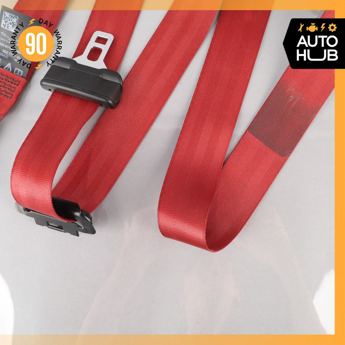 14-24 Jaguar X152 F-Type Front Left Driver Side Seatbelt Retractor Red OEM - photo 18