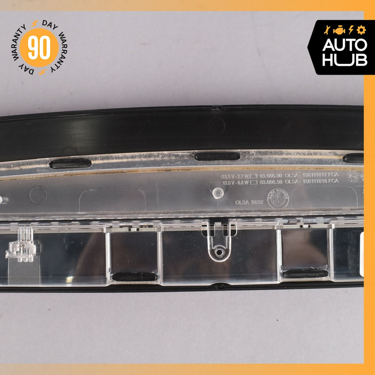 17-19 Alfa Romeo 952 Giulia Third Brake Stop Light Lamp OEM 73k - photo 11