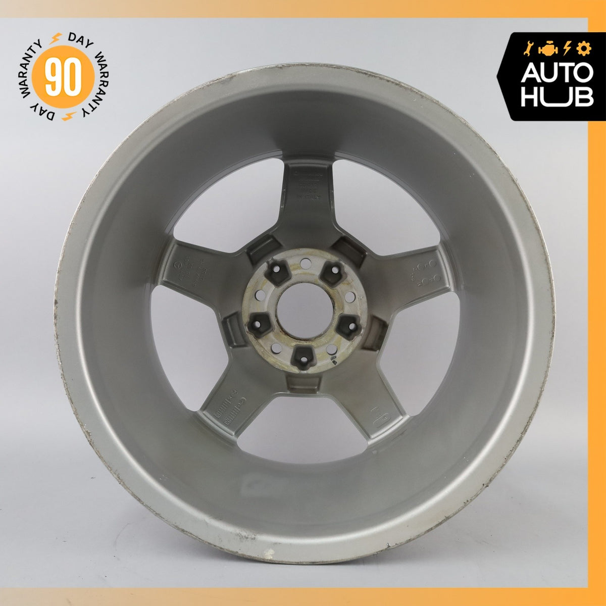 Mercedes W209 CLK55 AMG SLK350 8.5 x 17 17" Rear Wheel Rim Silver 1714011502 OEM - photo 9