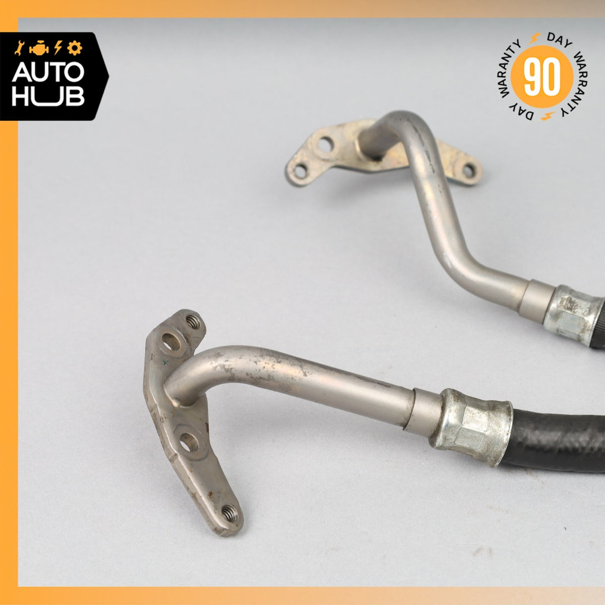 Mercedes W218 CLS550 E550 Turbocharger Return Oil Line Left & Right Side Set OEM - photo 12