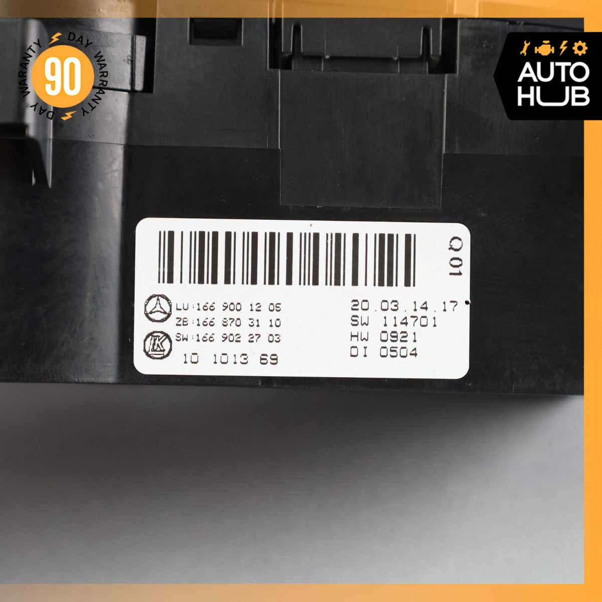 Mercedes W166 ML350 Rear A/C Heater Climate Control Switch OEM - photo 11
