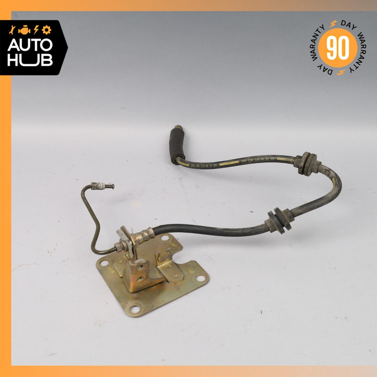 Maserati Spyder 4200 M138 Front Left Side Brake Hose Pipe Line w/ Bracket OEM - photo 6