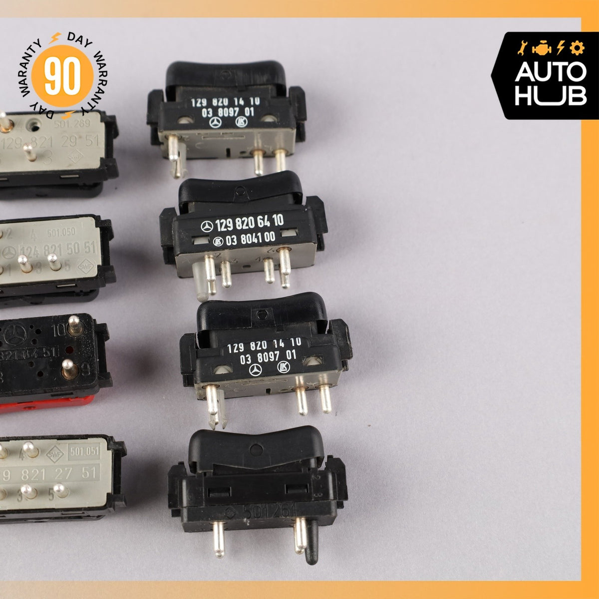Mercedes R129 SL500 SL320 Center Console Control Switch Buttons Set OEM - photo 10