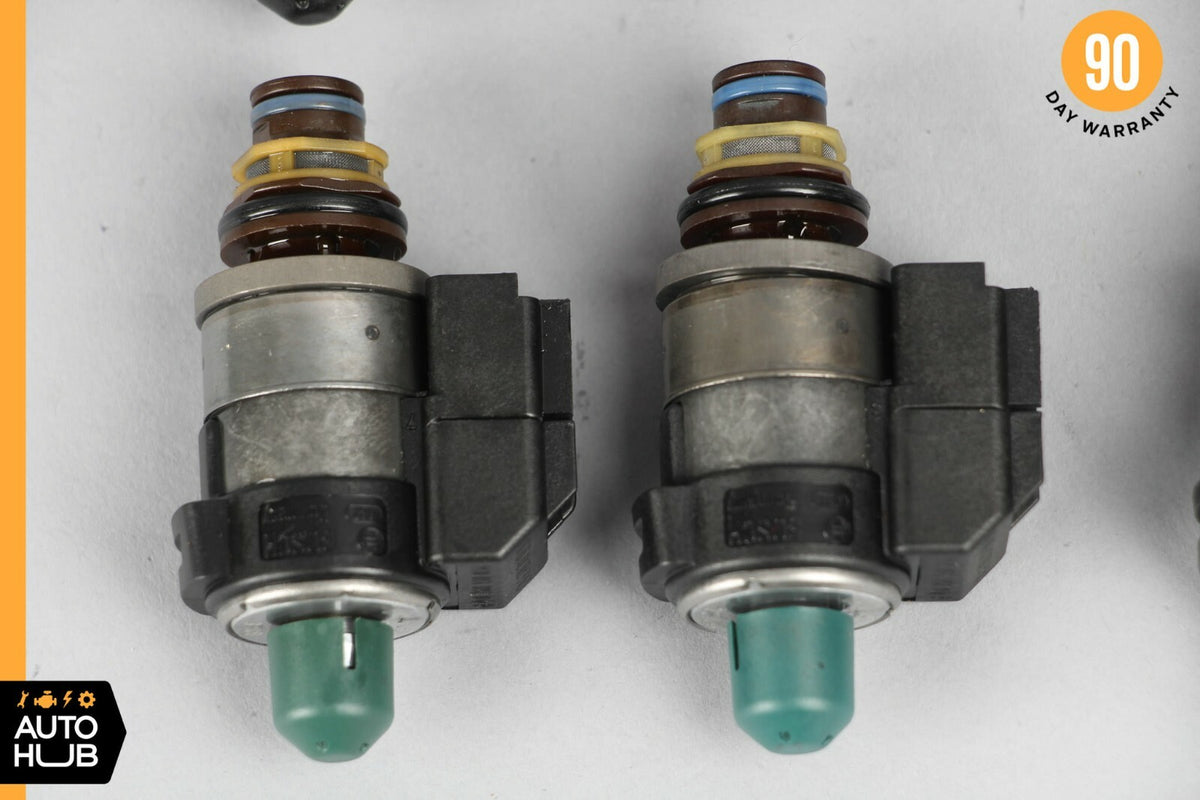 Mercedes S500 CL550 722.9 Transmission Solenoid Valve Blue & Black Caps Set of 8 - photo 8