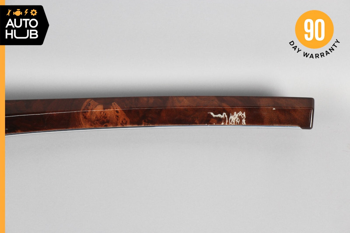 10-13 Mercedes W221 S400 Hybrid Center Dashboard Dash Trim Molding Wood OEM - photo 2