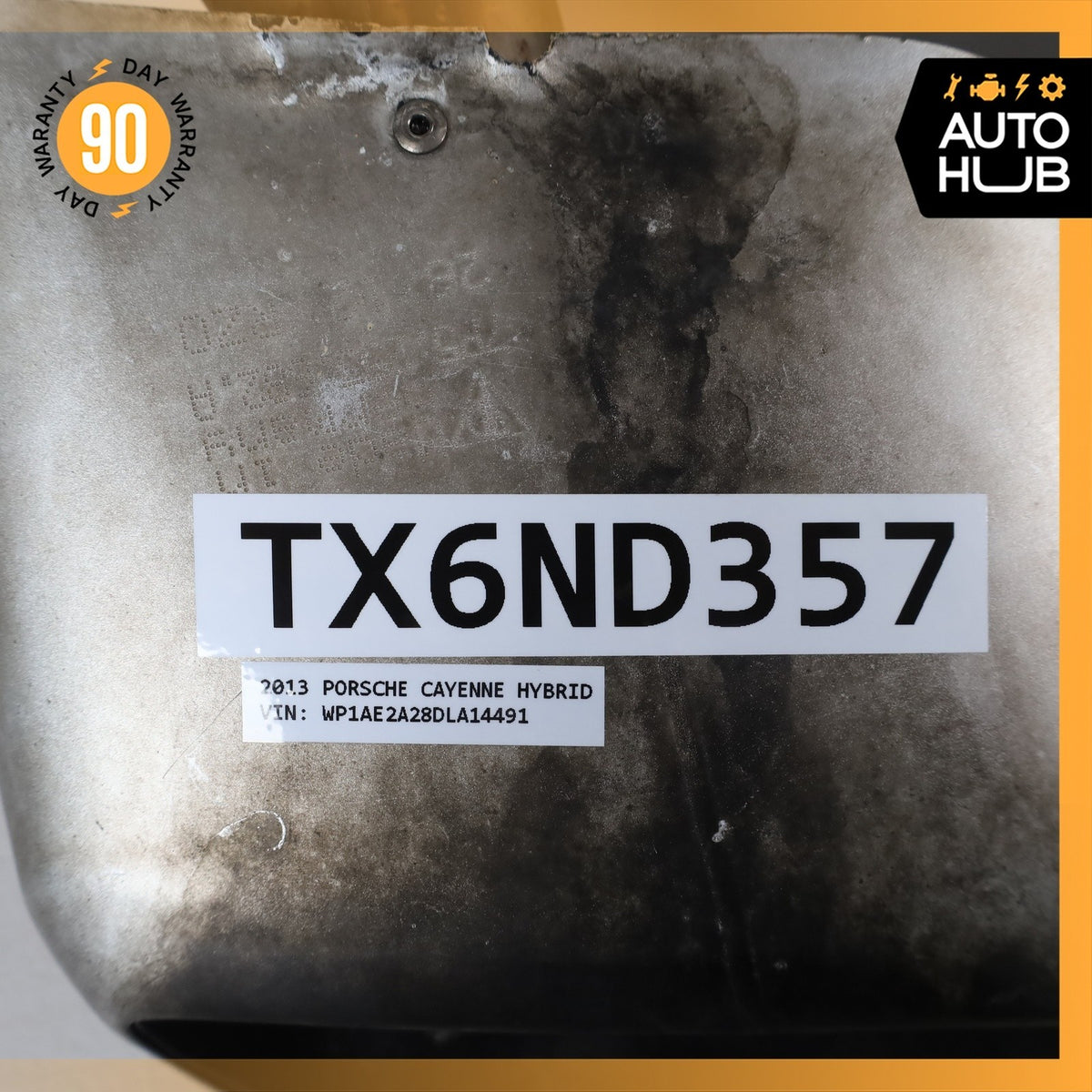 11-14 Porsche Cayenne 958 Hybrid S Dual Exhaust Mufflers Tips Assembly OEM - photo 18